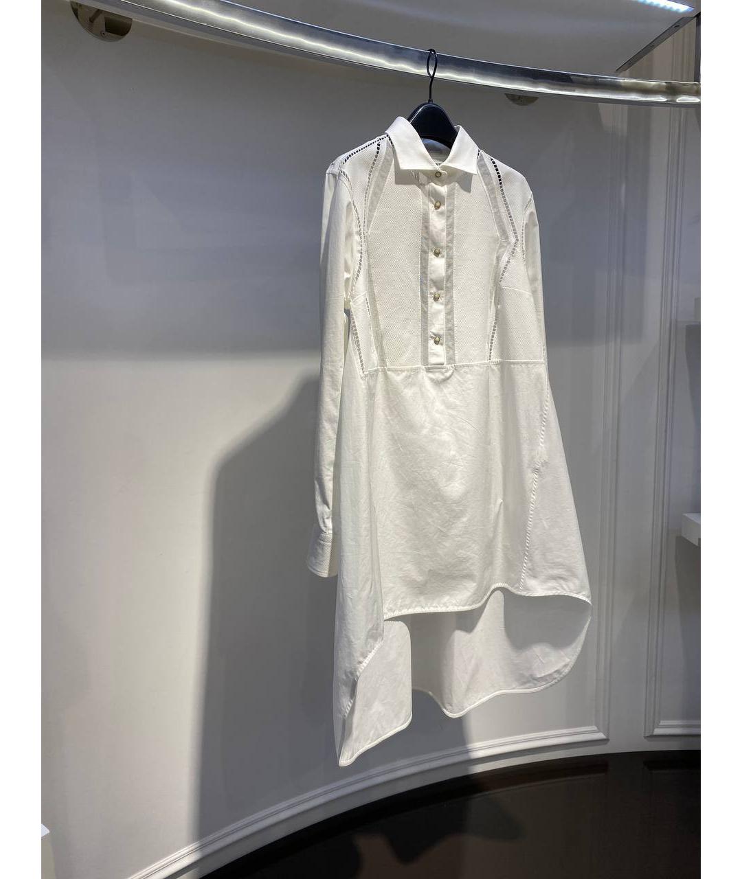 ERMANNO SCERVINO Белая хлопковая рубашка, фото 2