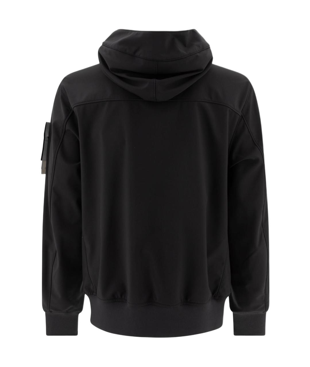 STONE ISLAND Черная полиэстеровая куртка, фото 2