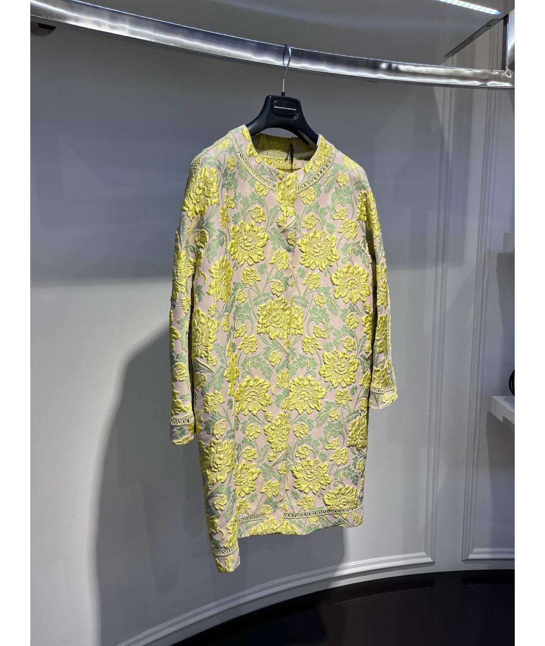 ERMANNO SCERVINO Желтое пальто, фото 2