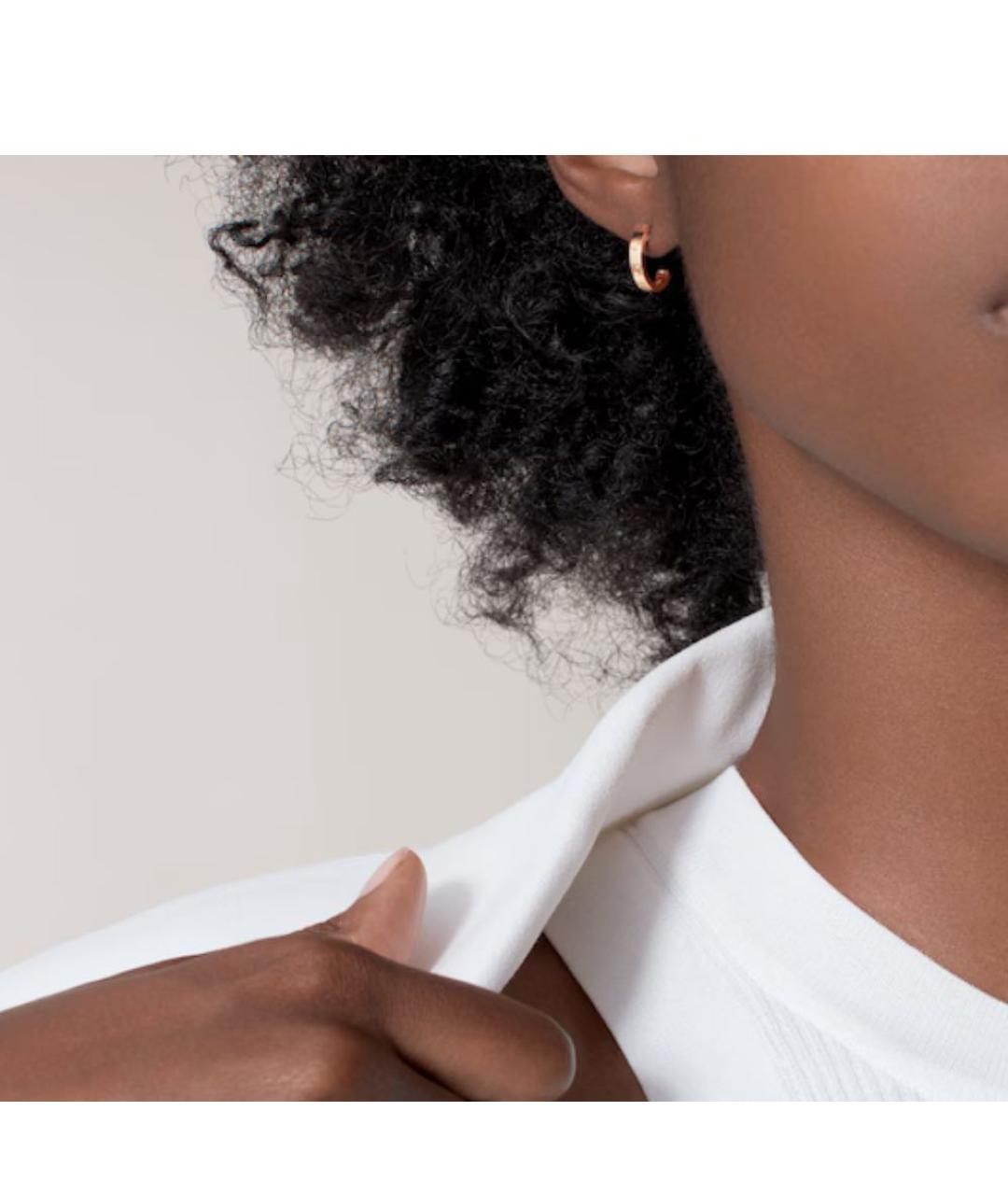 CARTIER Розовые серьги из розового золота, фото 3