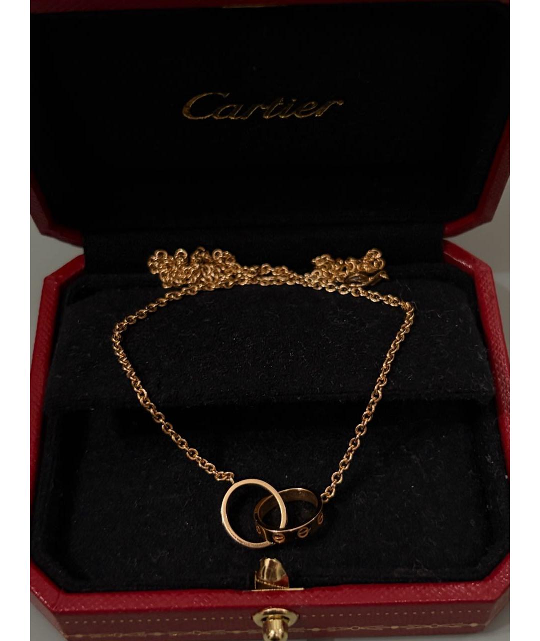 CARTIER Розовое колье из розового золота, фото 4