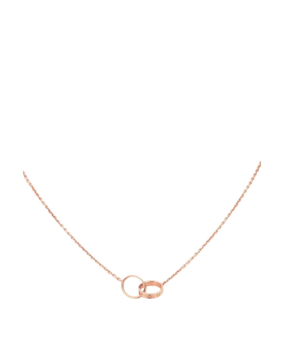 CARTIER Розовое колье из розового золота, фото 1
