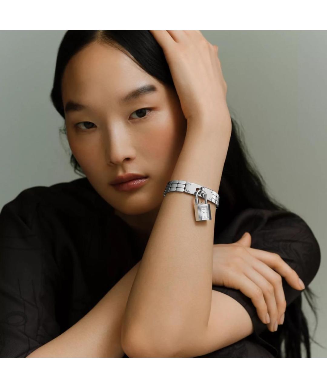 HERMES Серебряные часы, фото 2