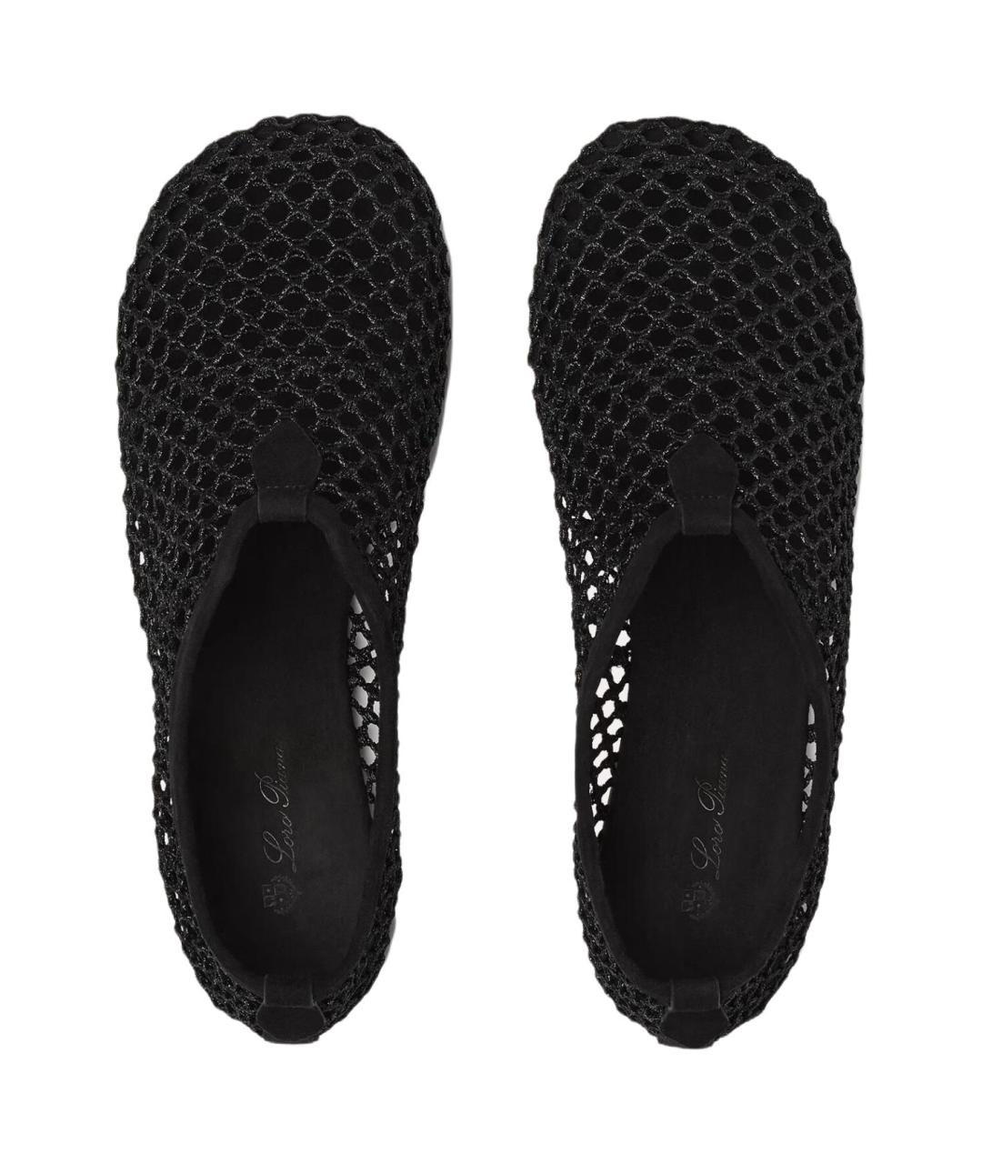 LORO PIANA Черные балетки, фото 5