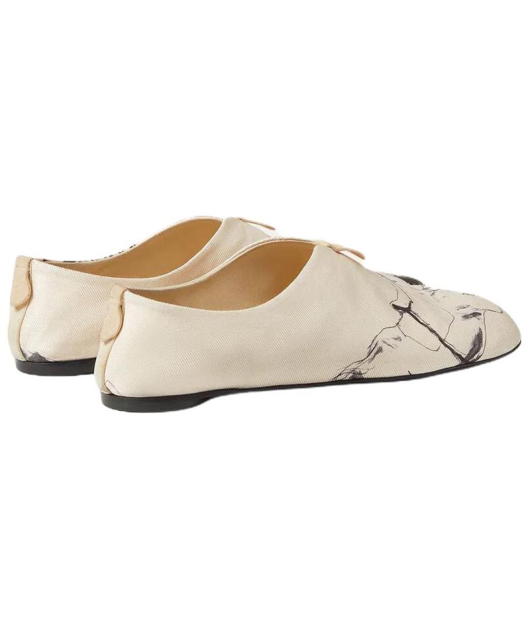 LORO PIANA Бежевые балетки, фото 4