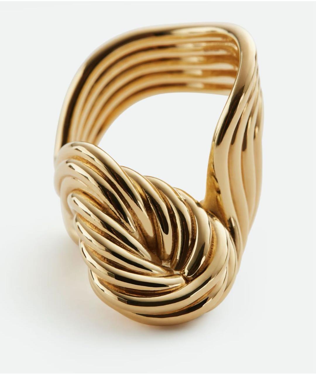 BOTTEGA VENETA Золотое серебряное кольцо, фото 2