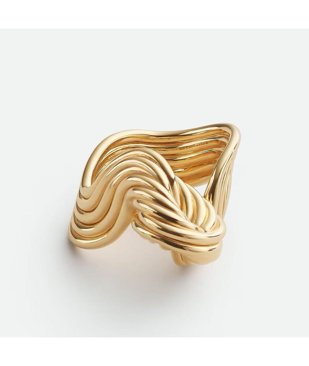 BOTTEGA VENETA Золотое серебряное кольцо, фото 5