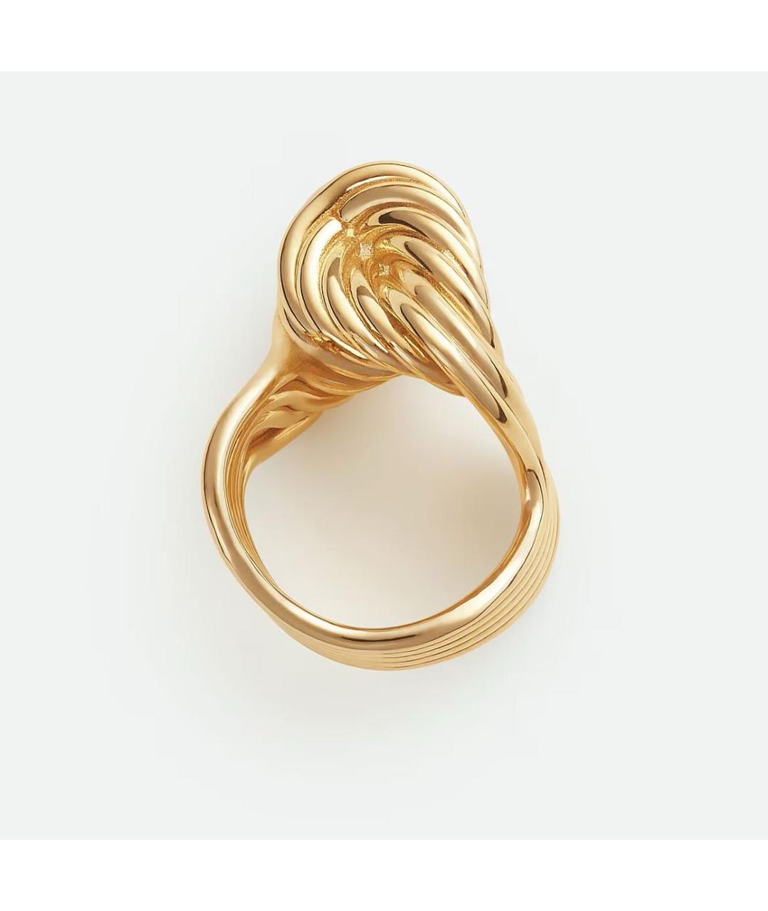 BOTTEGA VENETA Золотое серебряное кольцо, фото 6