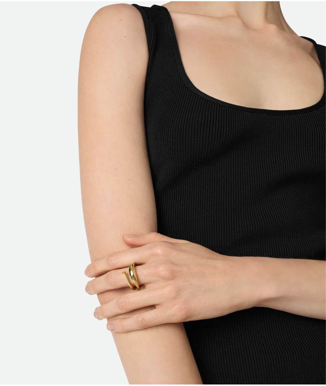 BOTTEGA VENETA Золотое серебряное кольцо, фото 2