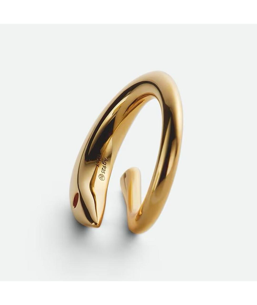 BOTTEGA VENETA Золотое серебряное кольцо, фото 4