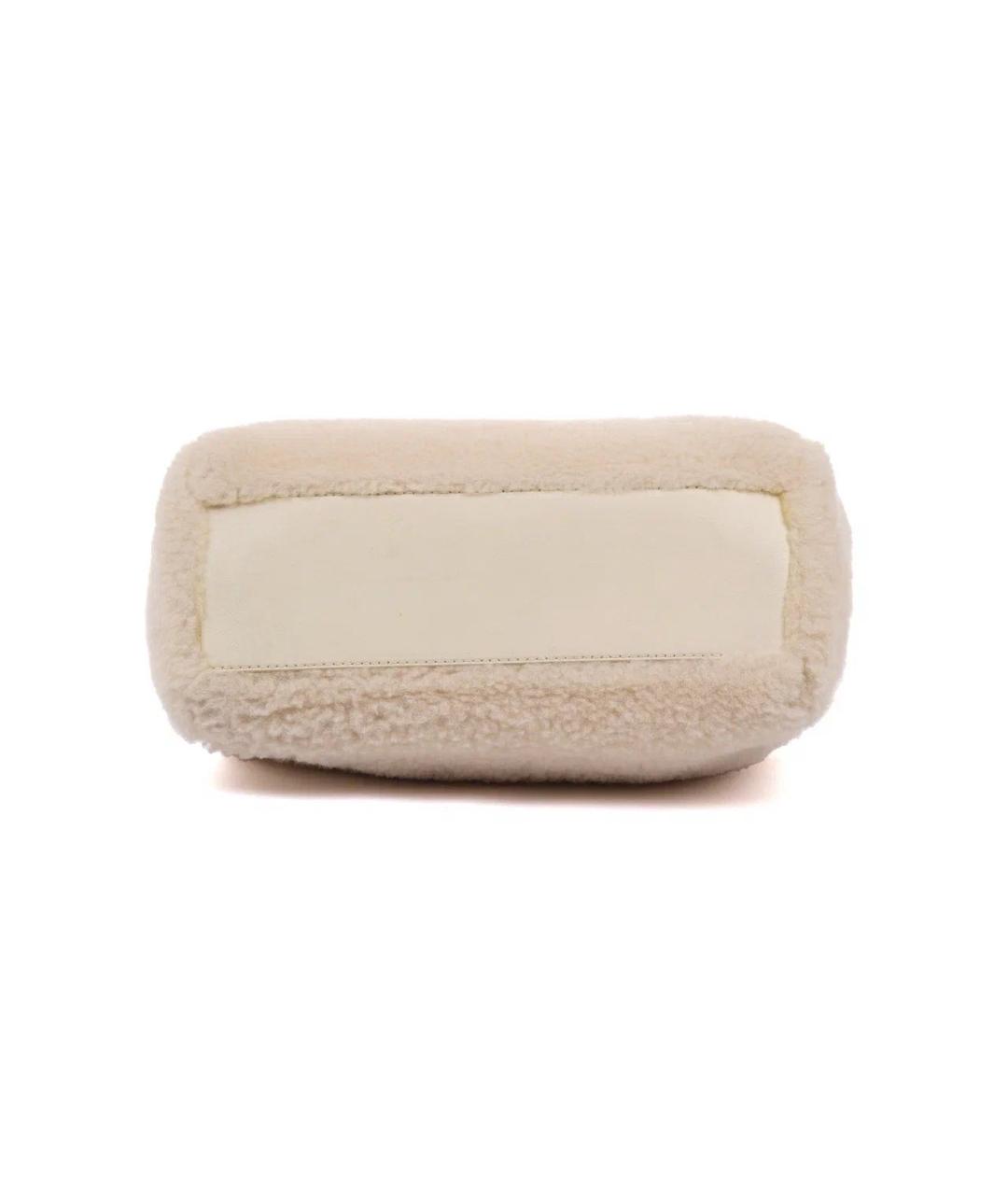 FENDI Бежевая меховая сумка через плечо, фото 7