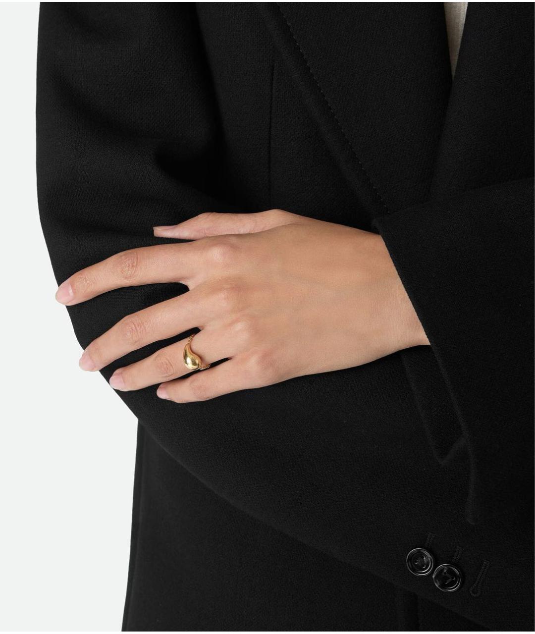 BOTTEGA VENETA Золотое серебряное кольцо, фото 2