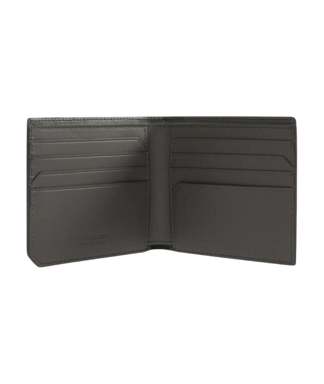 BOTTEGA VENETA Коричневый кожаный кошелек, фото 3