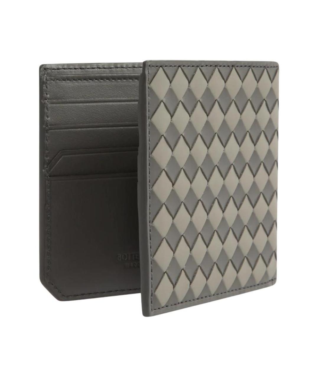 BOTTEGA VENETA Коричневый кожаный кошелек, фото 2