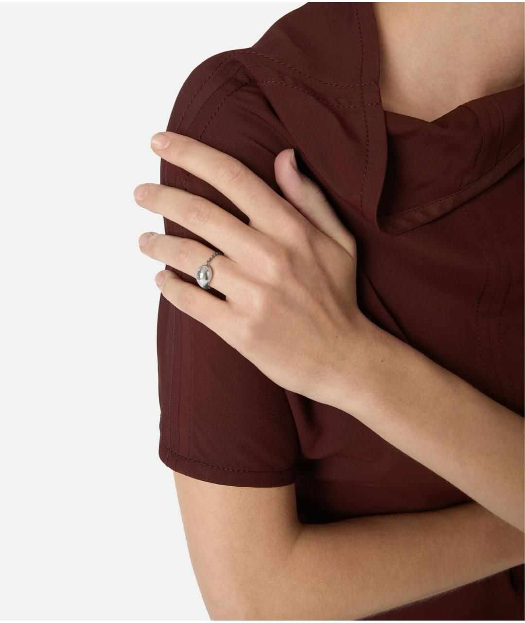 BOTTEGA VENETA Серебряное серебряное кольцо, фото 2