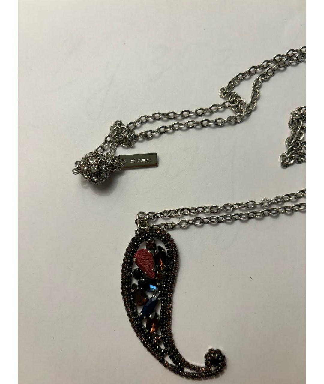 ETRO Черное металлическое колье, фото 2