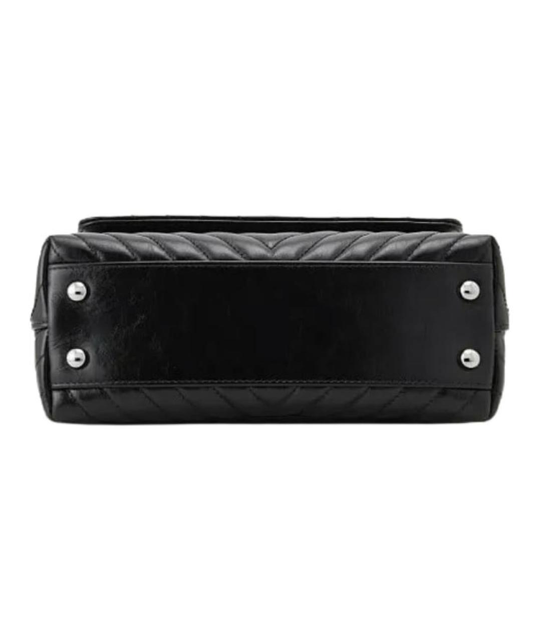 CHANEL Черная кожаная сумка через плечо, фото 1