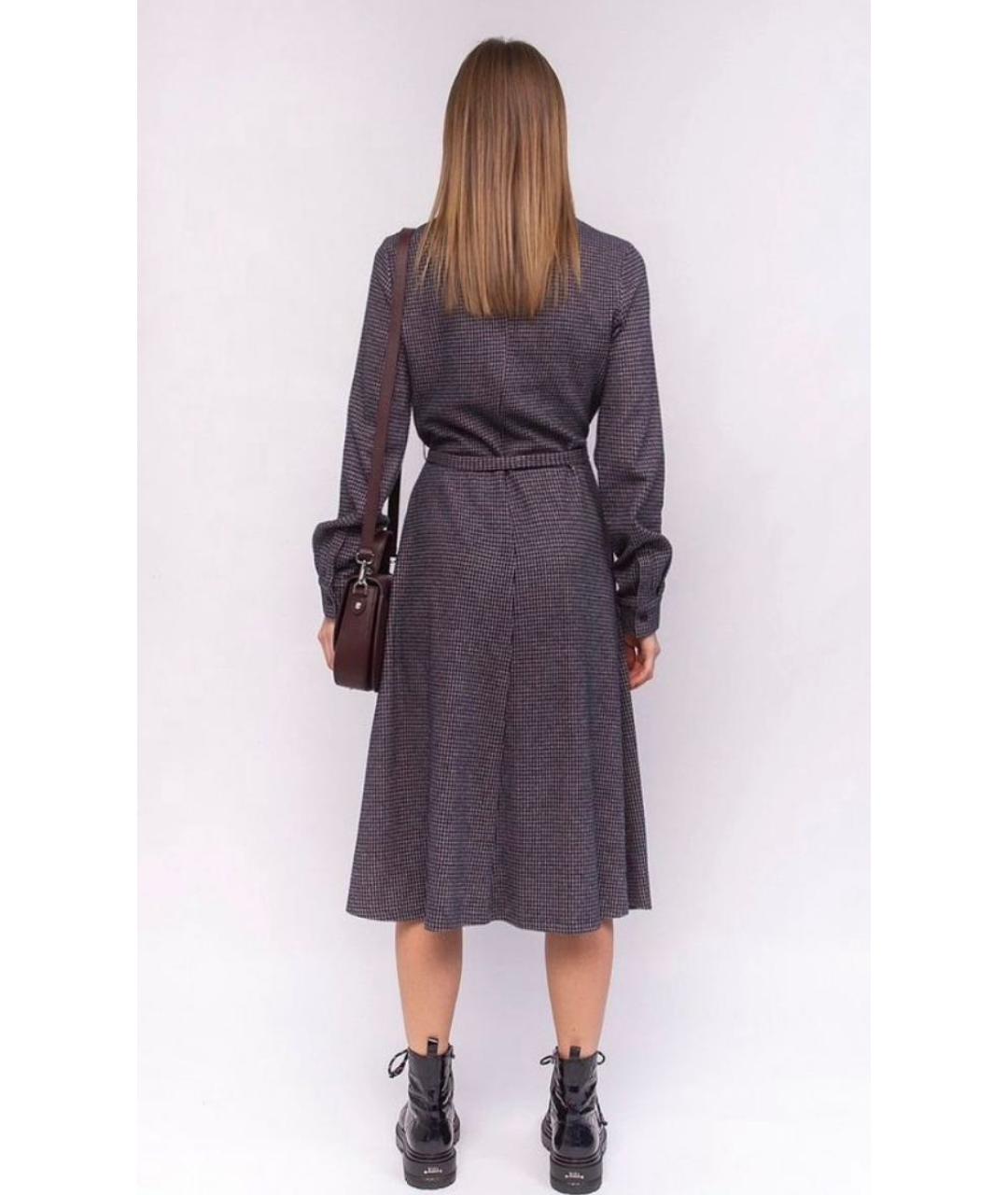 WEEKEND MAX MARA Серое вискозное повседневное платье, фото 2