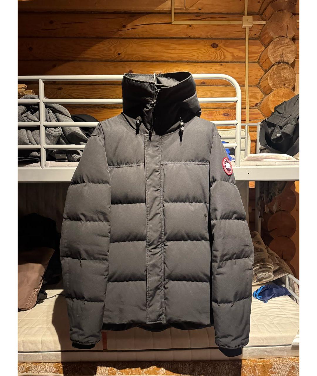 CANADA GOOSE Черная полиуретановая куртка, фото 9