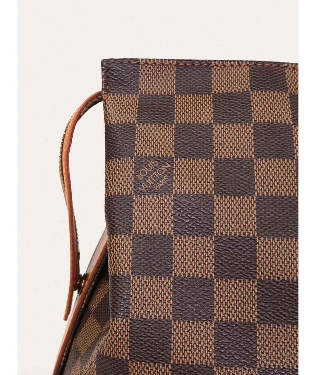 LOUIS VUITTON Коричневая сумка с короткими ручками, фото 7