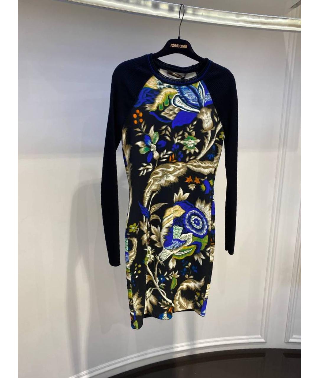 ROBERTO CAVALLI Мульти вискозное платье, фото 2