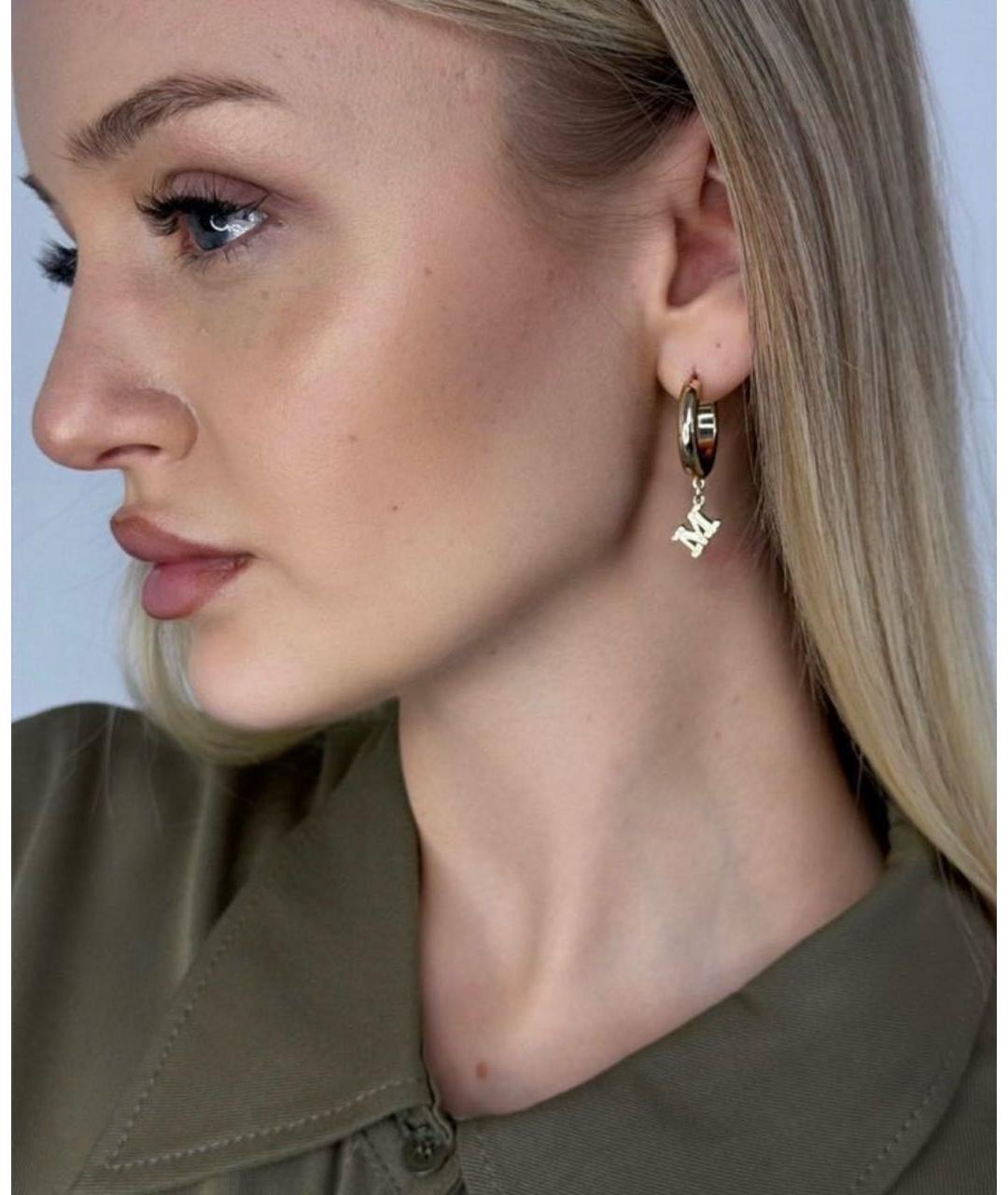 MAX MARA Золотые серьги, фото 5