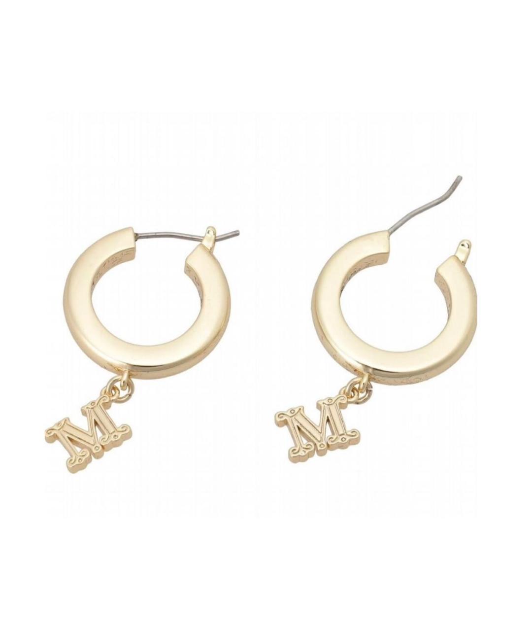 MAX MARA Золотые серьги, фото 2