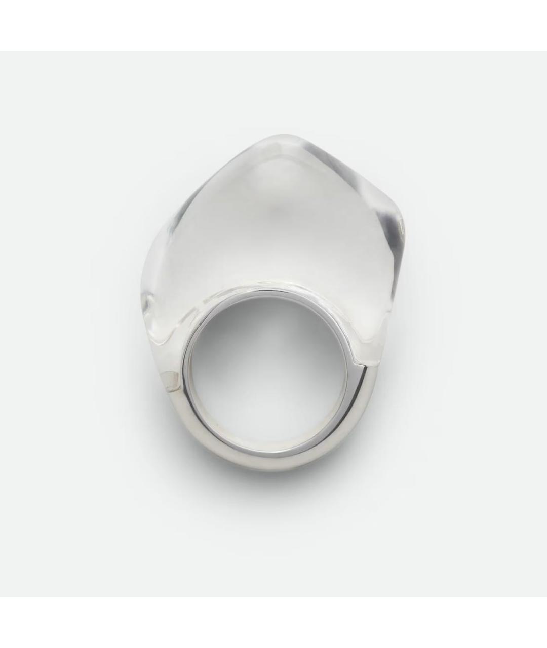 BOTTEGA VENETA Серебряное металлическое кольцо, фото 3