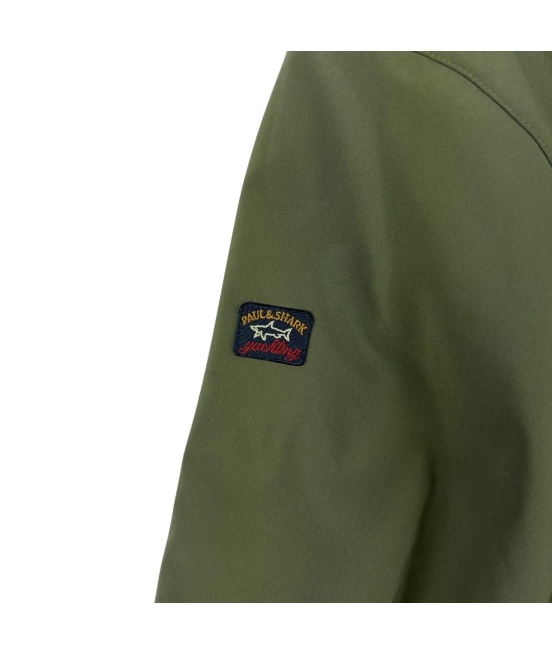 PAUL & SHARK Хаки полиэстеровая куртка, фото 6