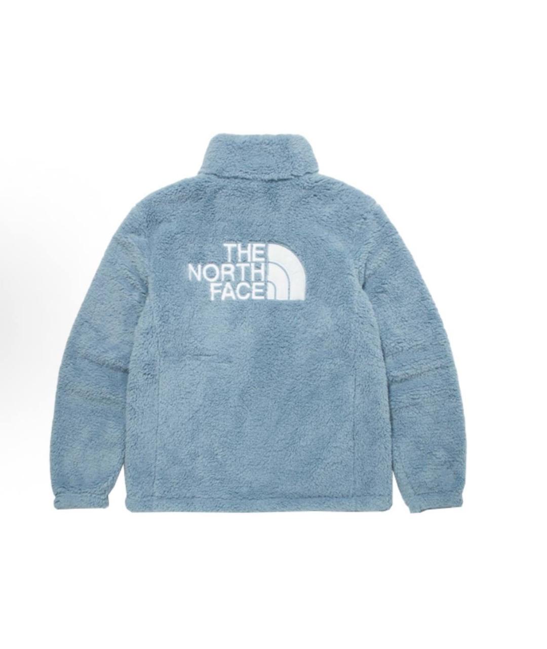 THE NORTH FACE Голубая бархатная куртка, фото 2