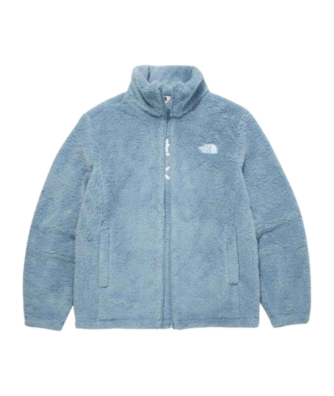 THE NORTH FACE Голубая бархатная куртка, фото 1