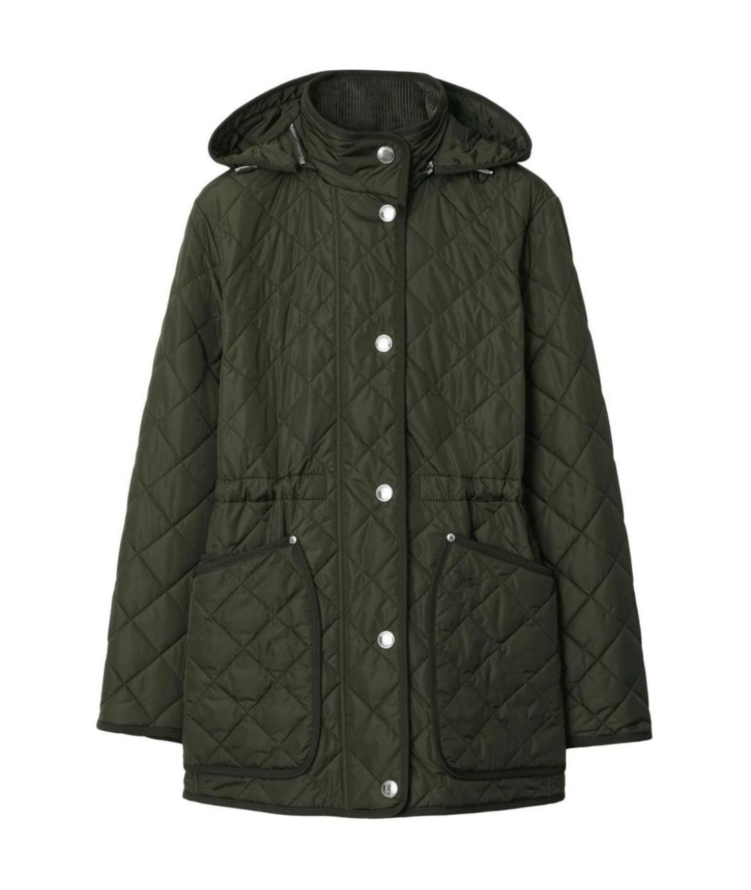 BURBERRY Зеленый пуховик, фото 1