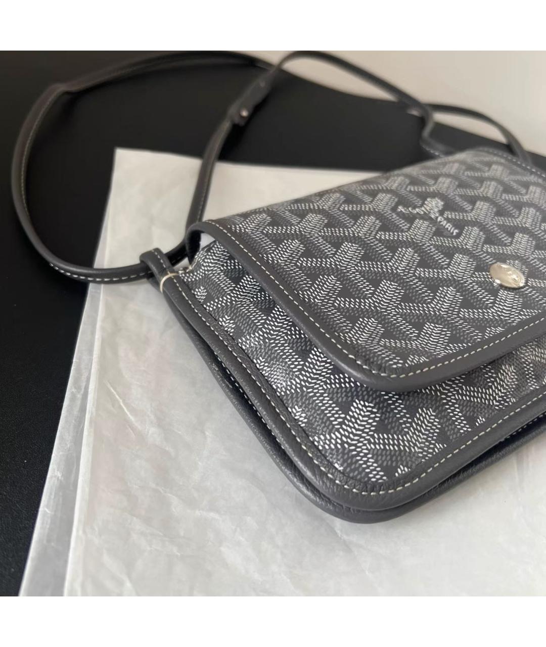 GOYARD Антрацитовая сумка через плечо, фото 4