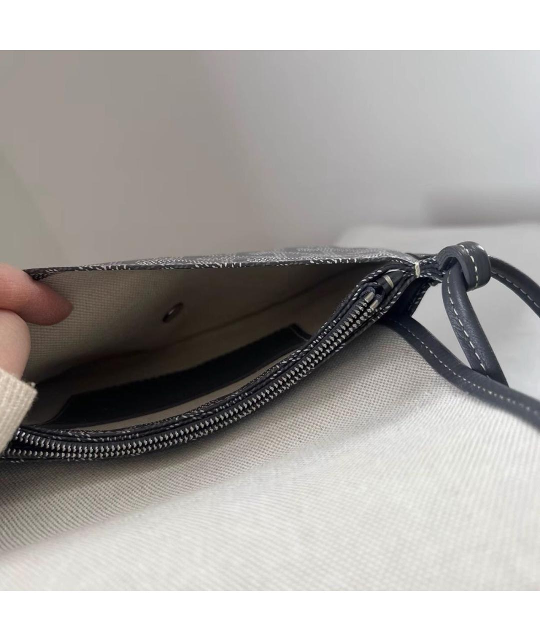GOYARD Антрацитовая сумка через плечо, фото 8