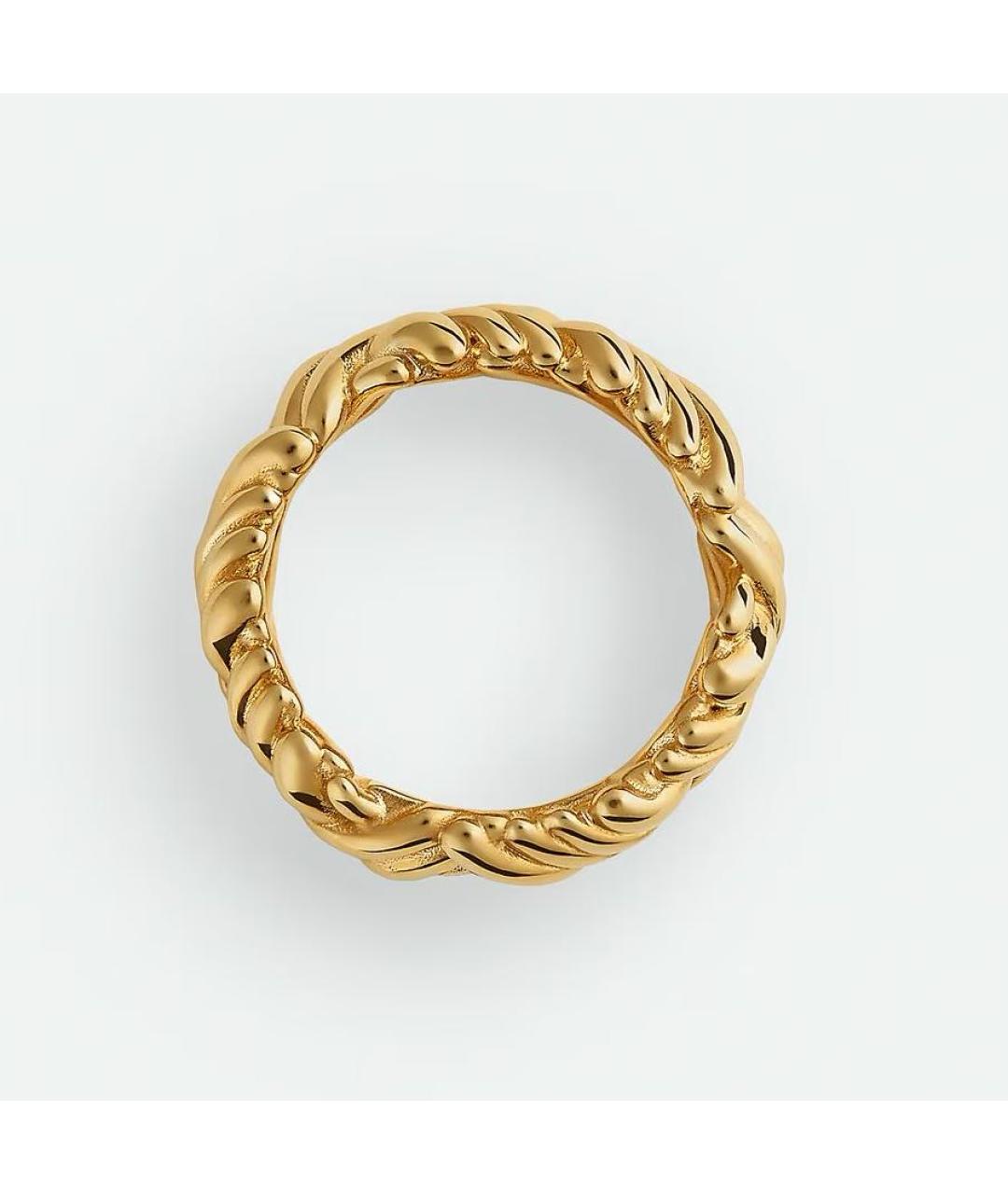 BOTTEGA VENETA Золотое серебряное кольцо, фото 3