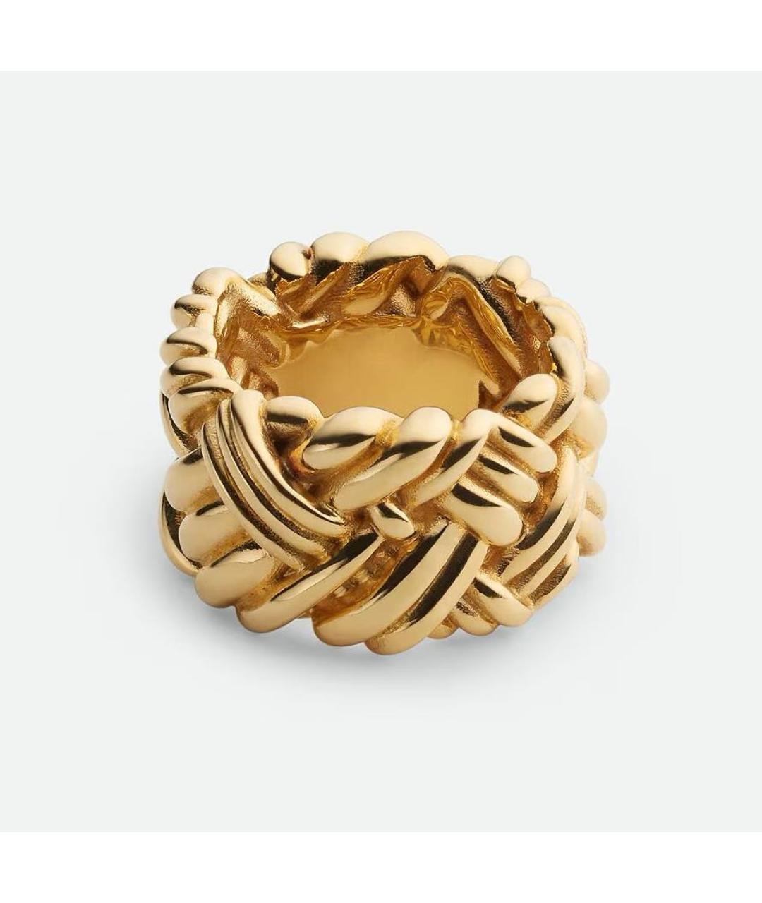 BOTTEGA VENETA Золотое серебряное кольцо, фото 5