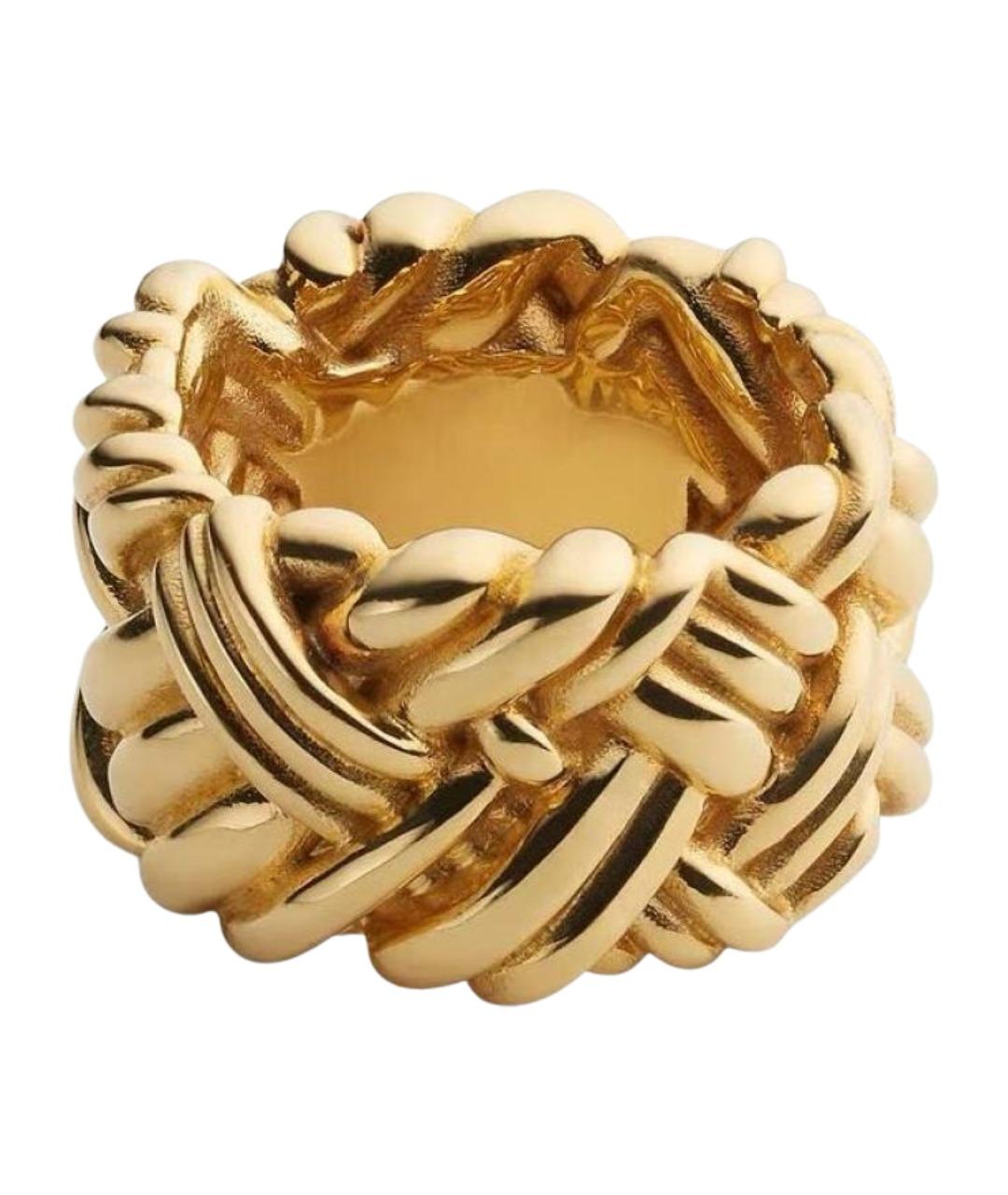 BOTTEGA VENETA Золотое серебряное кольцо, фото 1