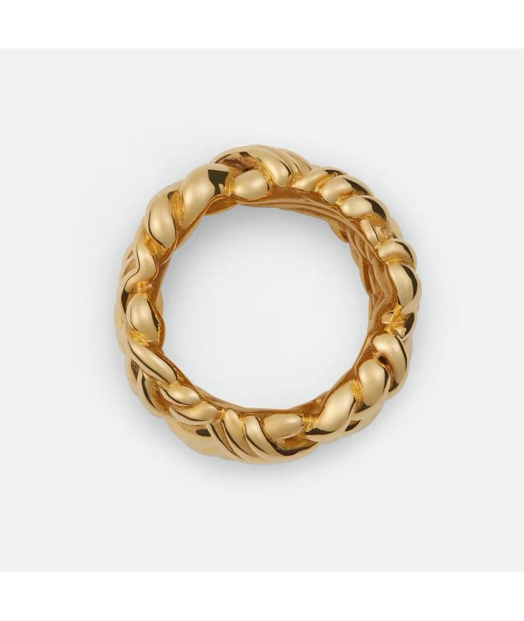 BOTTEGA VENETA Золотое серебряное кольцо, фото 4
