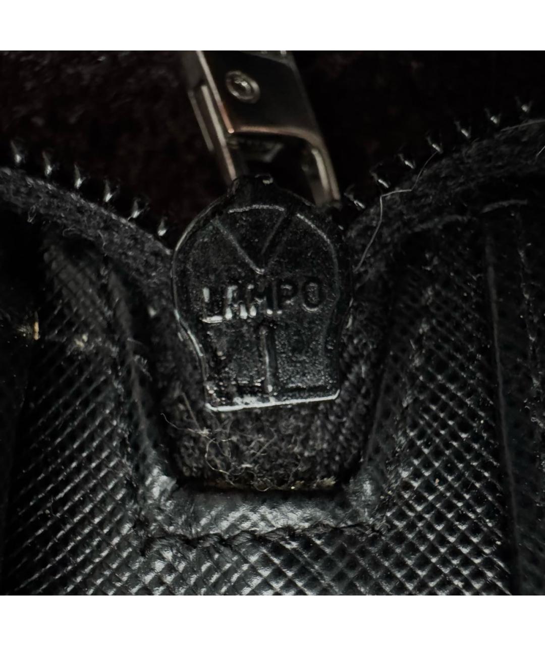 PRADA Черный кожаный кошелек, фото 7