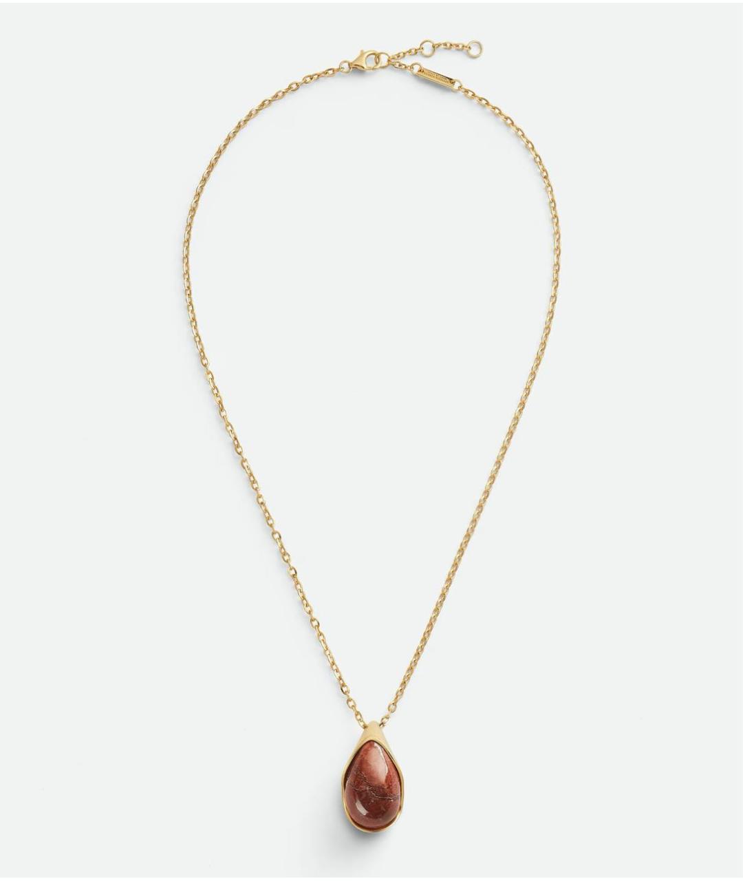 BOTTEGA VENETA Красное серебряное колье, фото 5