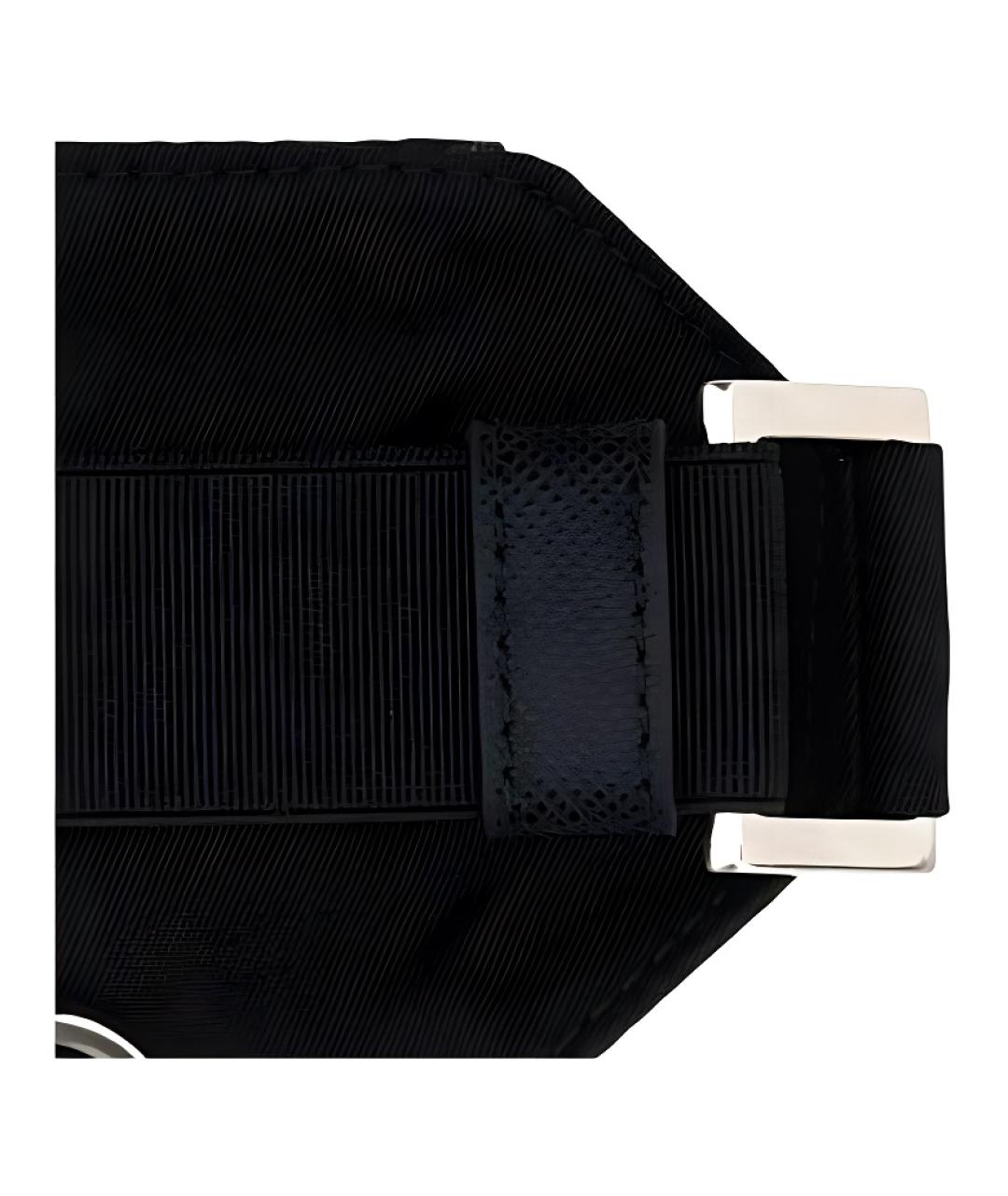 PRADA Черная синтетическая поясная сумка, фото 5