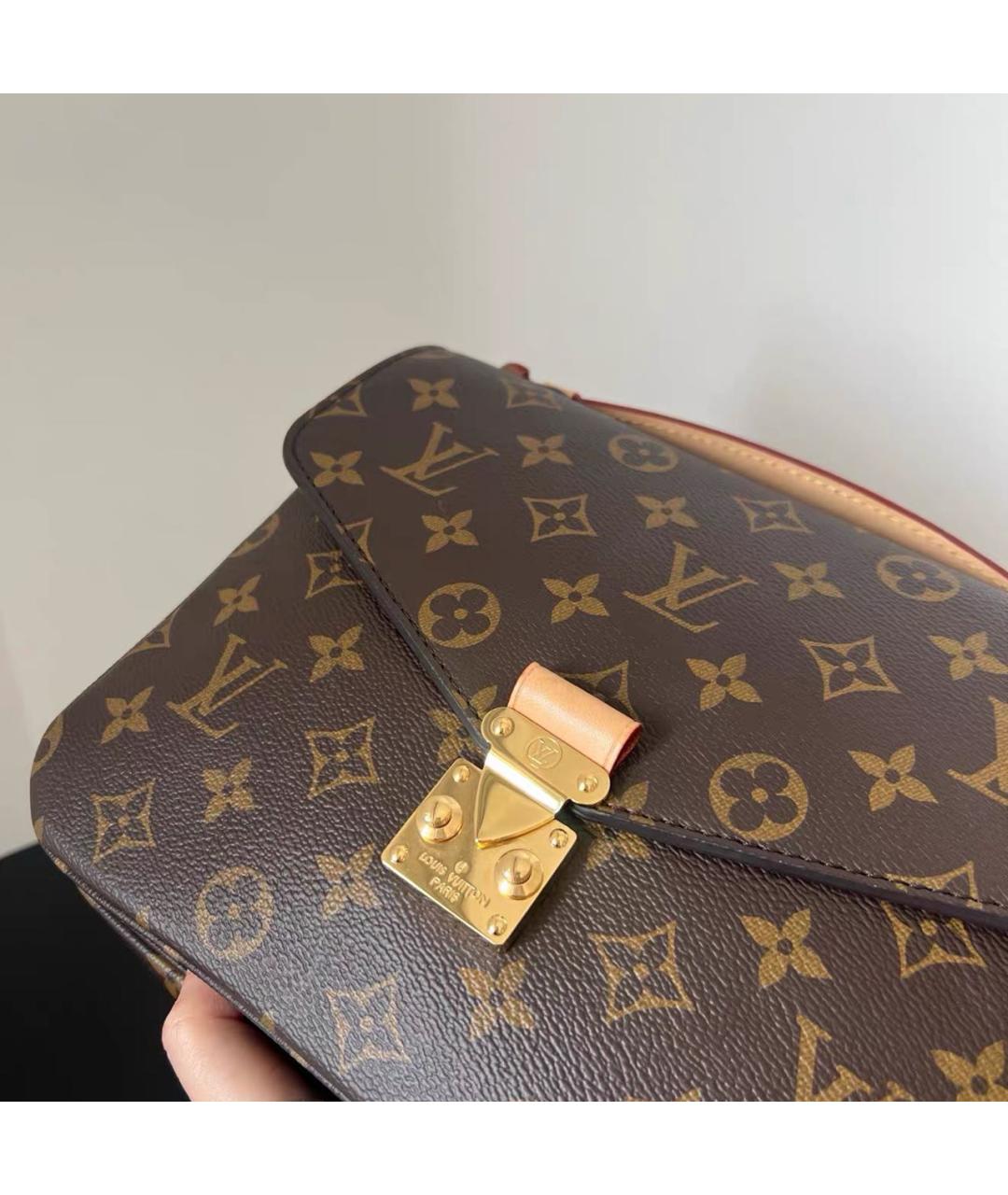 LOUIS VUITTON Коричневая сумка через плечо, фото 6