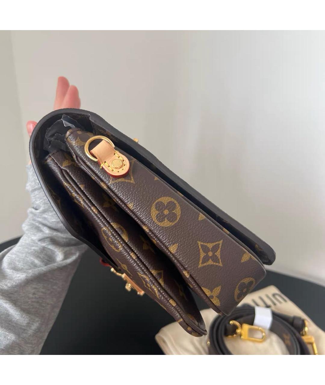 LOUIS VUITTON Коричневая сумка через плечо, фото 8