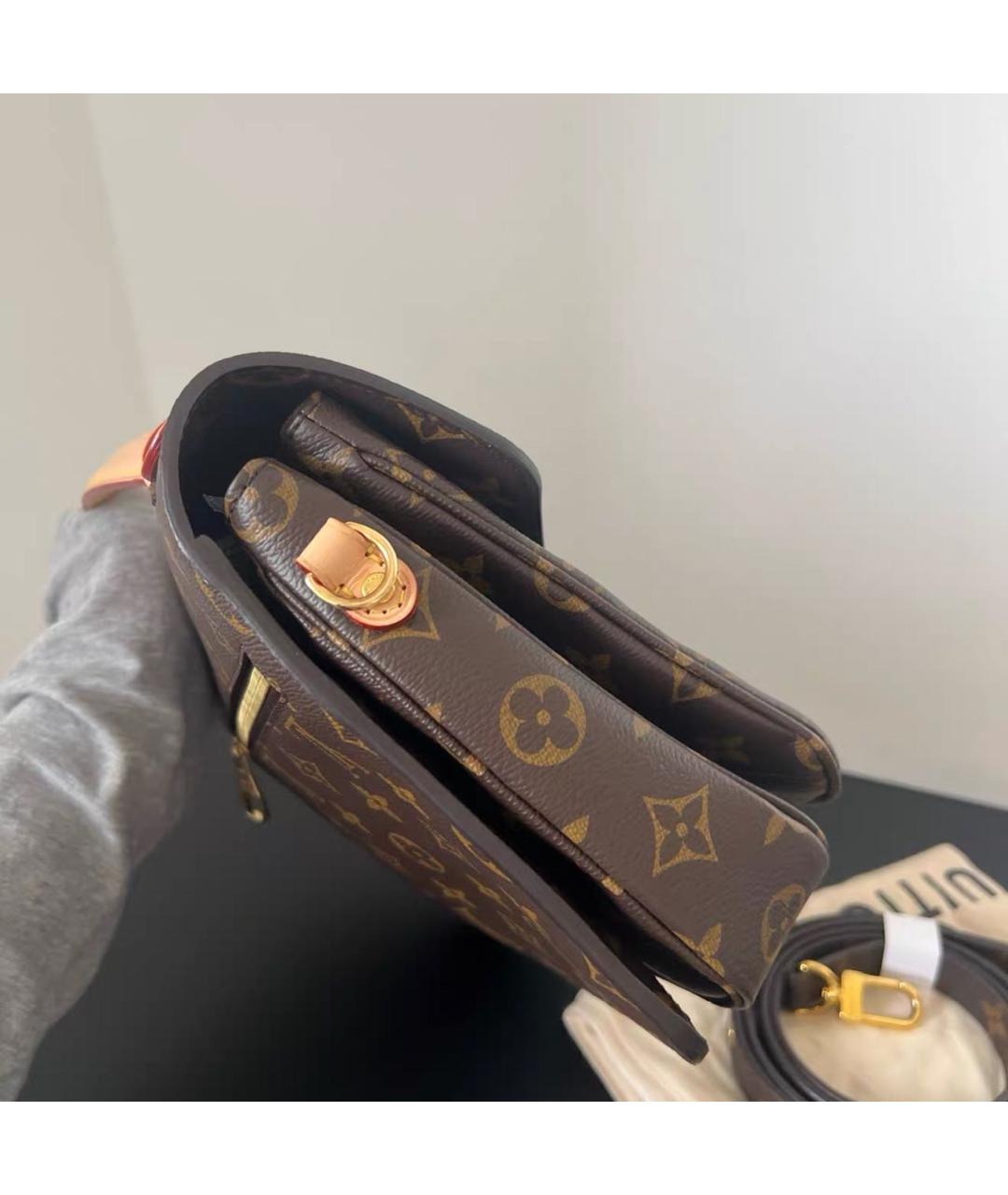 LOUIS VUITTON Коричневая сумка через плечо, фото 3