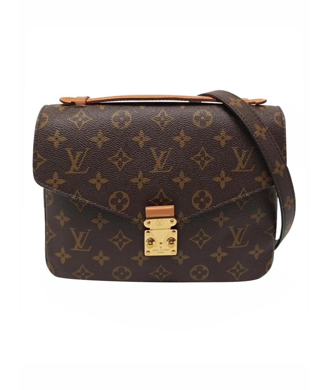 LOUIS VUITTON Коричневая сумка через плечо, фото 1