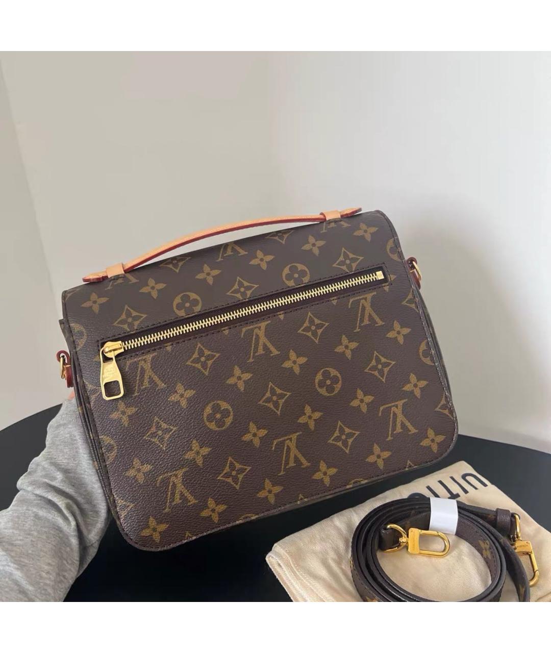 LOUIS VUITTON Коричневая сумка через плечо, фото 2