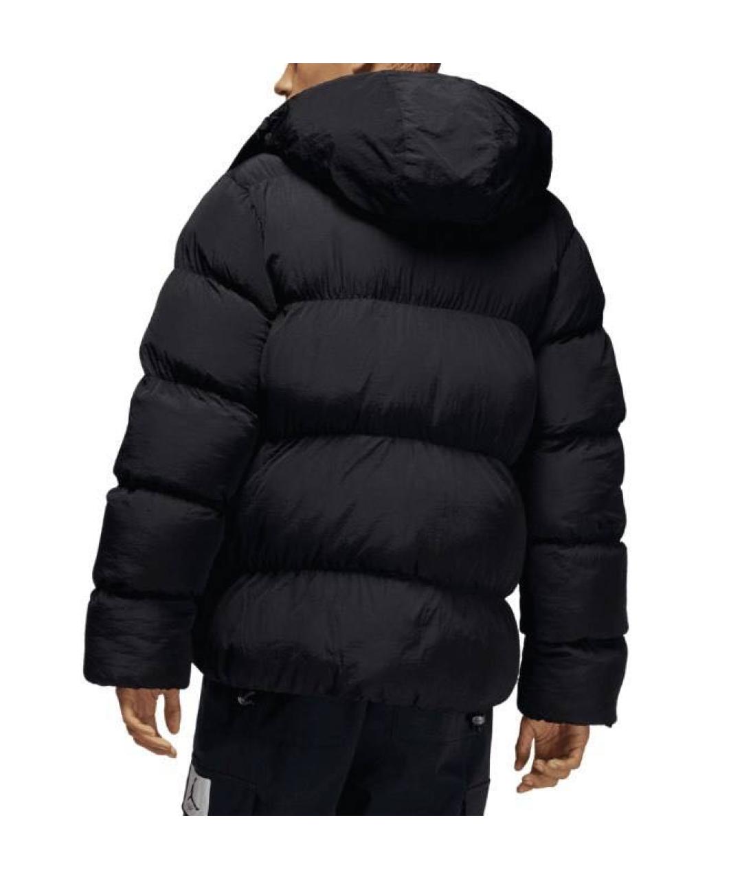 JORDAN Черный полиэстеровый пуховик, фото 2