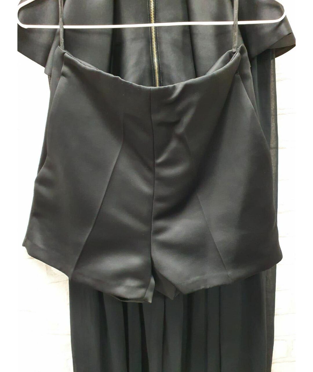 ELISABETTA FRANCHI Черное полиэстеровое вечернее платье, фото 7