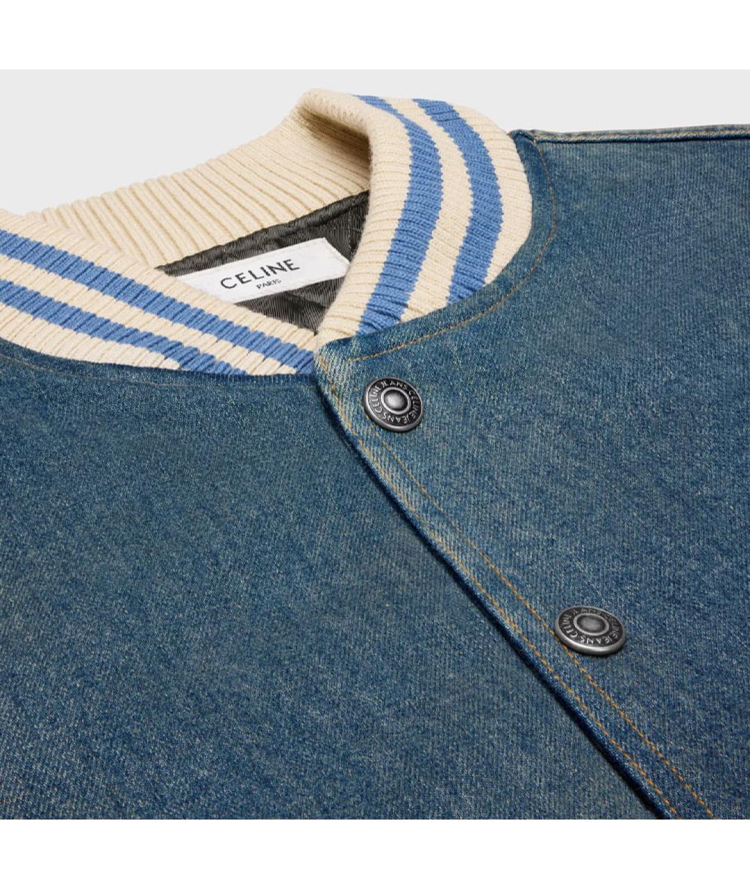 CELINE Синяя куртка, фото 5