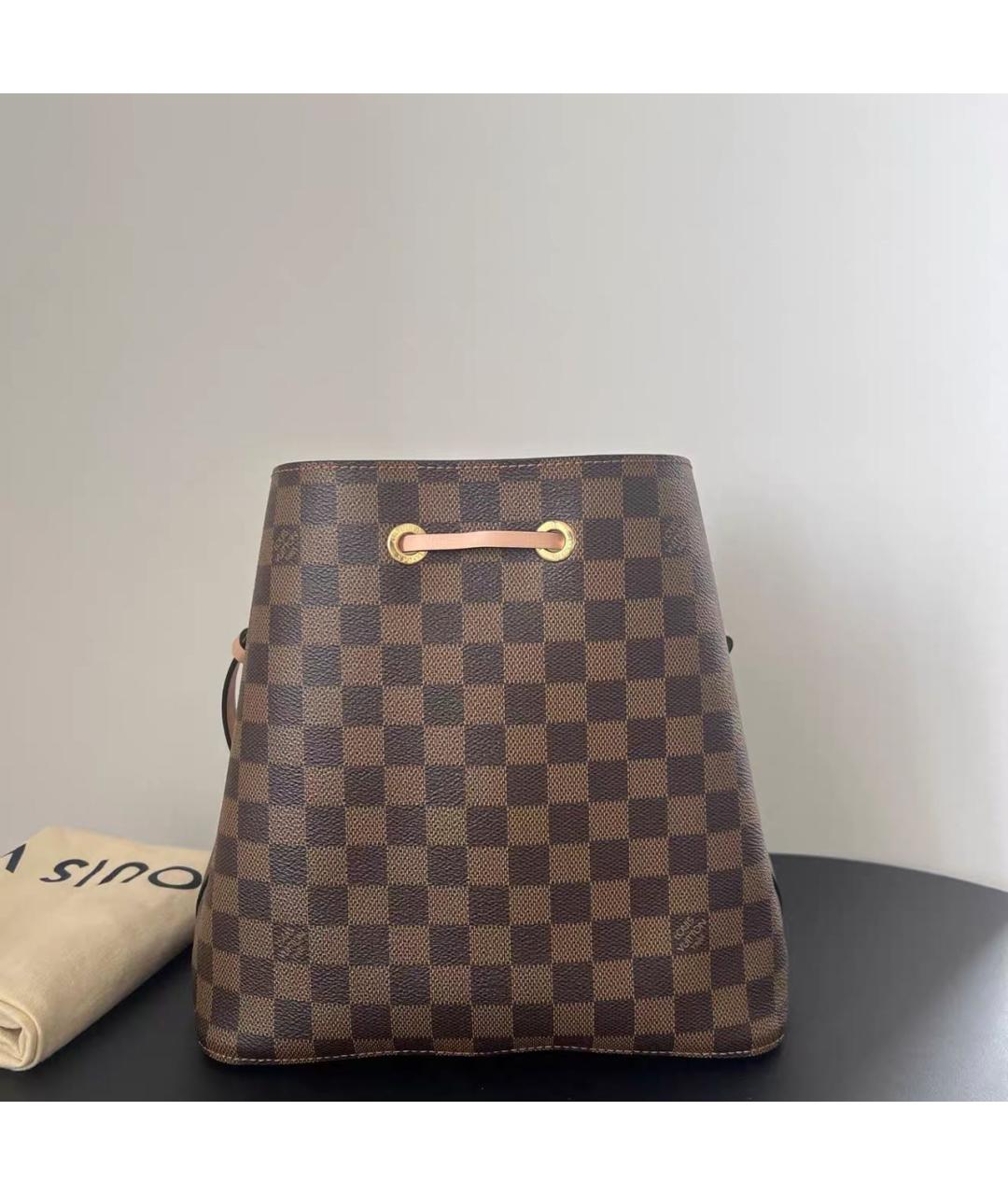 LOUIS VUITTON Коричневая сумка через плечо, фото 2